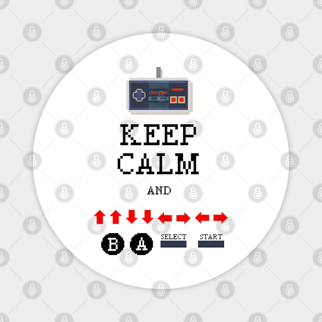 Konami Code Magnet by Hmus